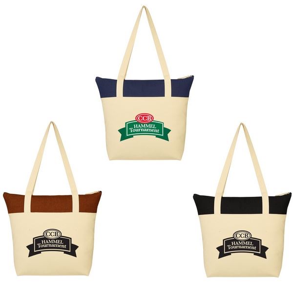 JH3223 Farmers Market Canvas Tote Bag With Custom Imprint
